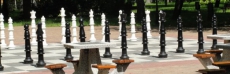 Plenerowe szachy w Parku Zdrojowym