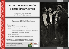 Konkurs Wokalistów i Grup Śpiewaczych