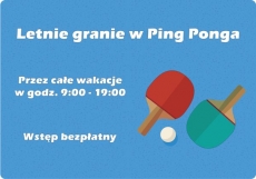 Wakacyjny ping pong